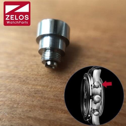 Waterproof watch screw push button for OMG SPEEDMASTER automatic chronograph watch parts tools