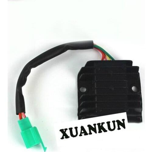 XUANKUN Motorcycle ZJ125 CG125 4 Wire Voltage Regulator Rectifier Motorcycle Accessories
