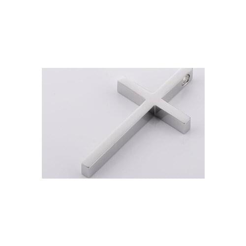 2 Pieces/LotMirrored Stainless Steel Cross Accessories Christian DIY Collection Pendant Can Be Engraved hip Accessories Pendant
