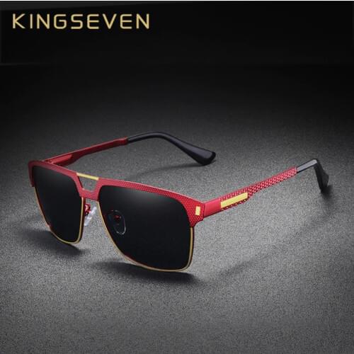 KINGSEVEN Brand New Classic Polarized Black Sunglasses Women Driving Sun Glasses for woman Shades Eyewear Oculos