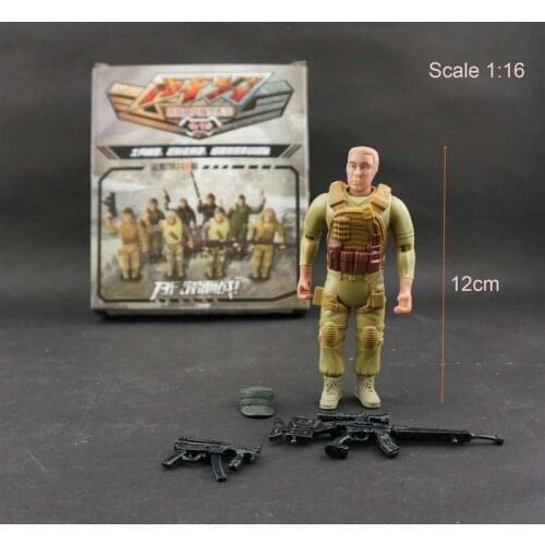 1:16 4D Assemble Solider Model DIY Puzzle Assembly Special Force Soldier Model 1/16 8 Different Action Figure Toys For Boys
