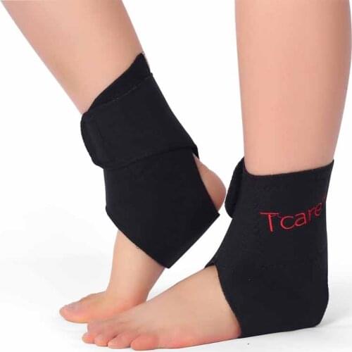 1 Pair Tcare New Health Care Self-heating Tourmaline Ankle Brace Support Tourmalin Belt Magnetic Therapy Ankle Massager