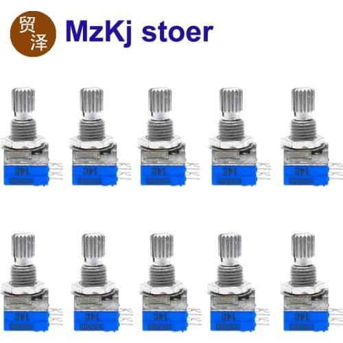 10PCS 50K New Original Japan TOCOS 50CK C50KX2 Audio Amplifier Amp Volume Dual-unit Rotary Potentiometer