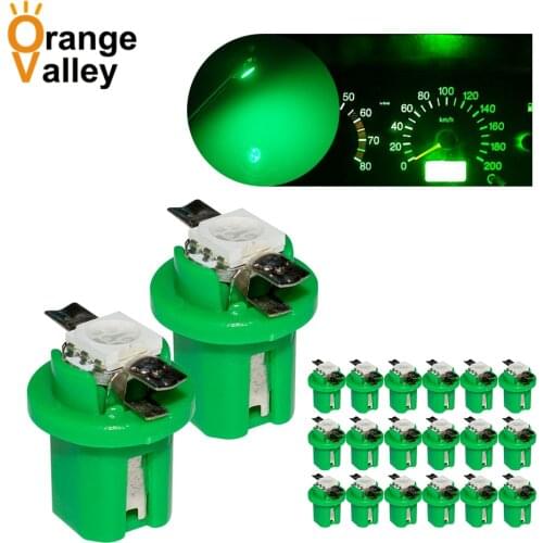 20pcs T3 T4.2 T4.7 B8.5 B8.3 B8.4 T5 1 SMD LED Car Board Instrument Panel Lamp Auto Dashboard Warming Indicator Wedge Ligh