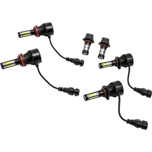 6x 6000K LED Headlight Hi/Lo + Fog Light Bulbs Combo 6x For Ford F-150 2015 2016 2017 2018 2019