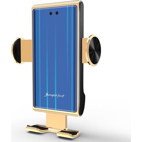 Automatic Clamping Wireless Car Charger ForiPhone 11 pro 11 forSamsung S20 S10 Three Axes Association Qi Fast Charge Car Phone