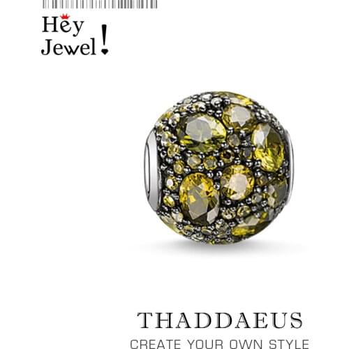 Beads Green Planet,925 Sterling Silver Zirconia Gift Fits Bracelet Europe Necklace Karma Charms European Jewelry Accessories