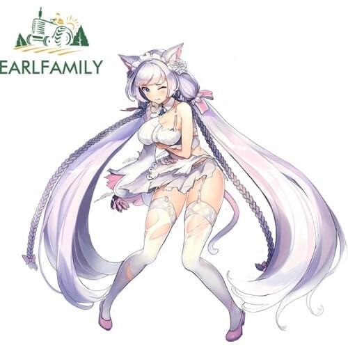 EARLFAMILY 13cm x 12cm Beauty Character for Last Origin Sexy Anime Car Stickers and Decals Laptop Motorcycle Vinyl Decal Decor