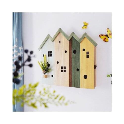 Solid Wood Meter Box Cover Creative pPastoral Distribution Box Decoration Box Nordic Simplicity Free Punching Box Cover