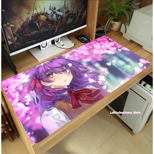 Anime Matou Sakura Fate/stay night FGO Mouse Pad Thicken Laptop Gaming Mice Mat Table Keyboard Mat Anti-Slip Playmat