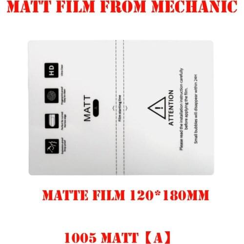 MECHANIC 50pcs Matte film 120*180mm self-repair of bubble scratch, anti-fingerprint function surface frosting treatment