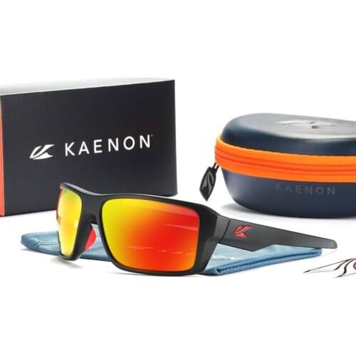 2021 Kaenon New Polarized Sunglasses for Men Mirrored lens Brand Design Driving Fishing Sun glasses UV400 With case