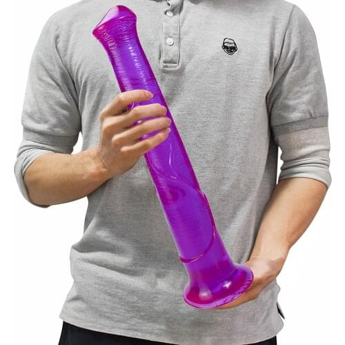 Soft Jelly Penis Super Long Dildo with Powerful Sucker Female Masturbation Tool Prostate Stimulator G-spot Vagina Stimulator
