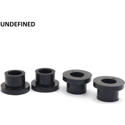 4pcs Motorcycle Handlebar Bushing Kit Rubber Riser Insert Replacement For Harley Touring Electra Glide Dyna Softail Sportster XL