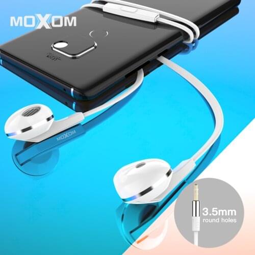 MOXOM Earphone For IPhone Samsung Xiaomi HAUWEI Earphone High Quality Gaming Headset In Ear Earphone With Mic Headset MP3