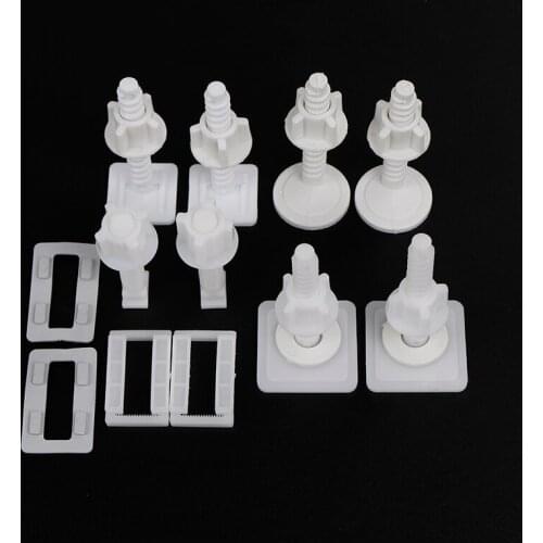 NEW Toilet Seat Hinges Mountings Set with Fittings Screws For Toilet Accessories Wholesale