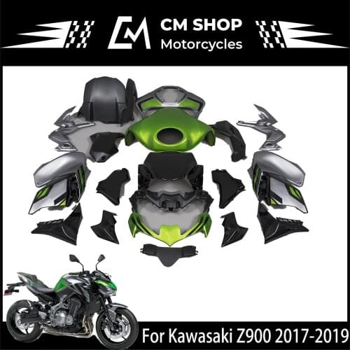 Panel Body Injection Fairing Parts Frame Protection Kit ABS Injection Molded For Kawasaki Z900 Z 900 2017 2018 2019