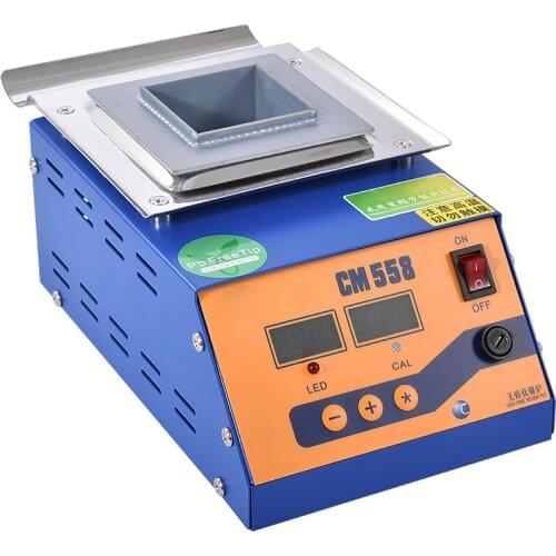 300w melt tin 1.4KG temperature adjustable Melting tin furnace solder stove Lead-free solder pot CM-558 Digital square tin stove