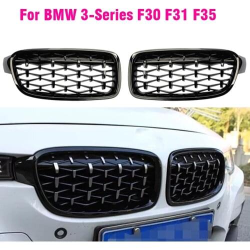 Car Front Sport Grill Kidney Grills Star For BMW 3-Series F30 F31 F35 320i 320d 325i 2012-2017