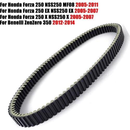 23100-KSV-J12 DRIVE BELT Rubber TRANSFER BELT For Honda Forza/ 250 NSS250 MF08 MF 08 EX X NSS 250 EX X For Benelli ZenZero 350