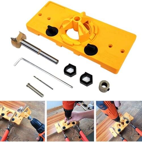 Hinge Drilling 35mm Hand Tools Locator Hole Opener Easy Operate Guide Cup Manual Diy Woodworking Hand Tool Sets Drop Shipping