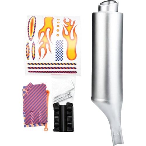 Bicycle Turbo Spoke Pipe Exhaust System Turbospoke Modification Motorcycle Engine Sounds Effect Megaphone Replacement Turbospoke