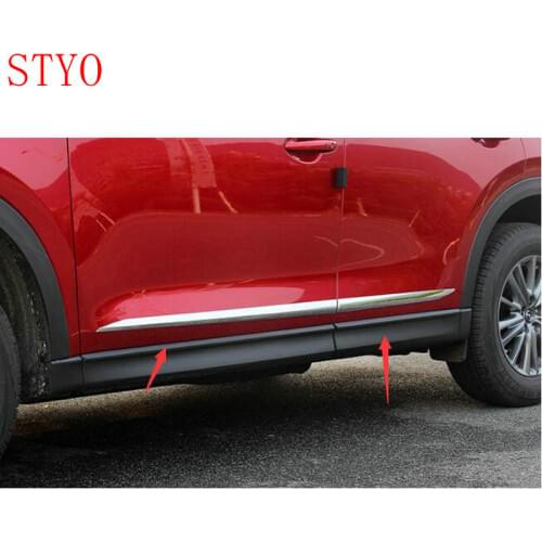 STYO Car ABS Door Body Anti-rub Sticker Trim Strip For CX-5 CX5 2017 2018