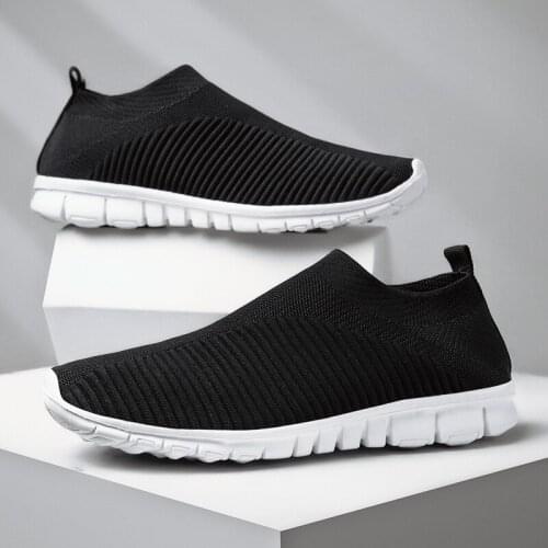 Hot Sale New Ultralight Comfortable Casual Shoes Couple Unisex Men Women Sock Mouth Walking Sneakers Soft Summer Big Size 35-47
