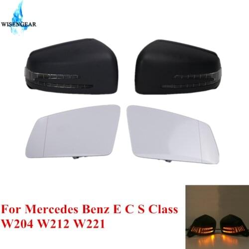 Car Exterior Door Rearview Mirror Signal Light Set For Mercedes Benz E C S Class W204 W212 W221 C200 C300 S350 S500 E300 #WN184