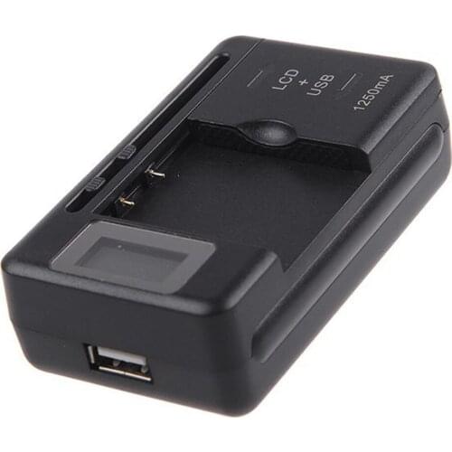 Universal Battery Charger LCD Screen USB Port Mobile Phone Battery Wall Charger EU US UK Plug for Samsung Huawei Xiaomi LG etc