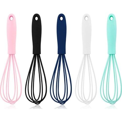 6inch New Egg Beaters Whisk Mixer Egg Beater Silicone Egg Beaters Kitchen Tools Hand Egg Mixer Cooking Foamer Wisk Cook