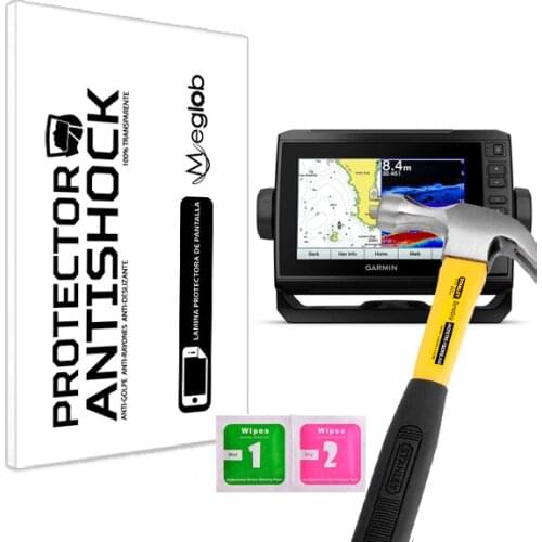 Screen protector Anti-Shock Anti-scratch Anti-Shatter compatible with Garmin echoMAP Plus 75sv