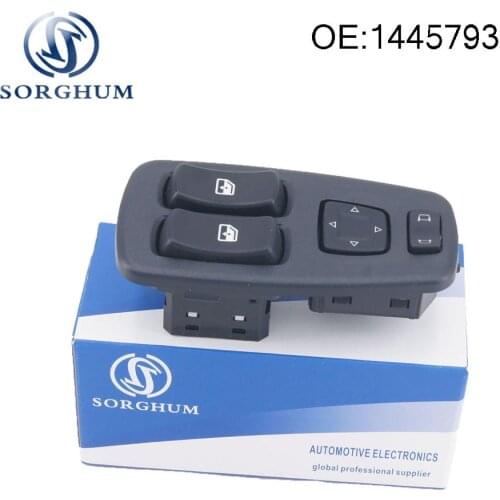1445793 Electric Window Glass Lift Switch Assembly Glass Lifter Switch For Scania