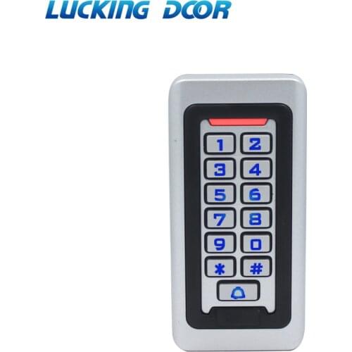 2000 Users Standalone Backlight RFID Door Access Control System wiegand 26/34 IP68 Waterproof Metal Keypad Proximity Card
