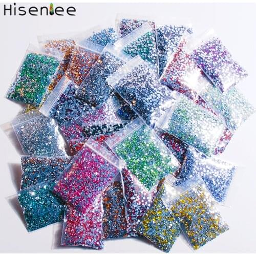 3MM 2000PCS Multi-Color Super Shiny Resin Rhinestone Design Classic For DIY Body Art 3D Nail Accessories Sweet Style Decoration