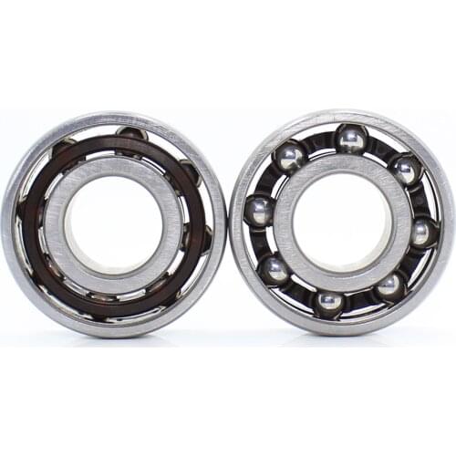 6203 OPEN Bearing 17*40*12 mm ABEC-3 8Pcs Mute High Speed For Motorcycles 6203OPEN Ball Bearings With Nylon Cage