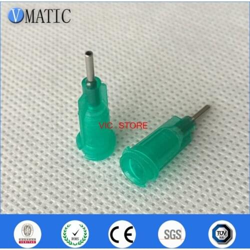 Free Shipping Non-Sterilized Quality 100Pcs 18G 1/4'' Inch Stainless Steel Tip Dispensing Screw Needles Syringe Needle Tips