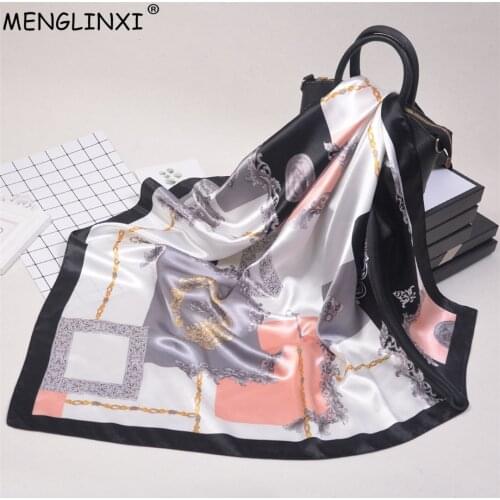 Brand Multicolor Diamonds Key Winter Scarf Women Square Scarves Female Bandana Fashion Handkerchief For Ladies Hijab Kerchief