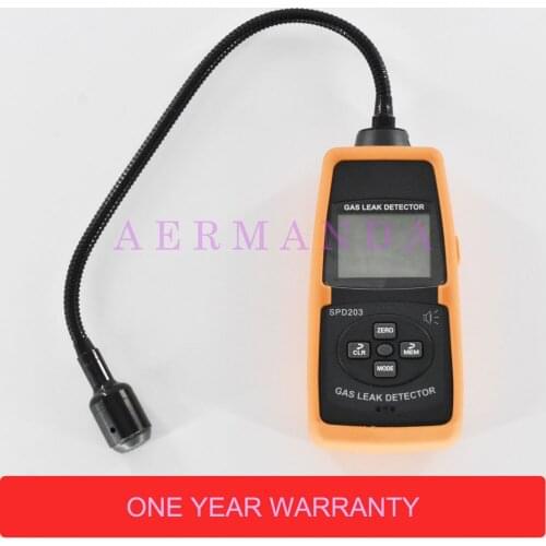 Natural Gas Leak Detector SPD203 0-10000ppm 0-20%LEL acousto-optic alarming Methane gas leakage detection tester