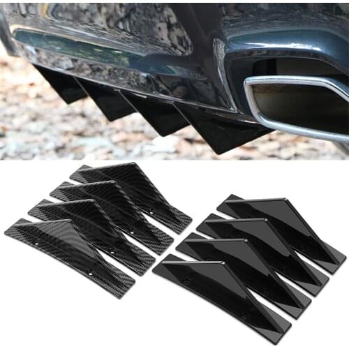 4PCS Car Rear Bumper Diffuser For Lada Priora Sedan Sport Kalina Granta Vesta X-Ray XRay