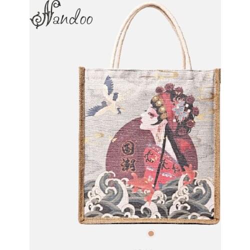 Chinese style Canvas Bags Womens Handbag Autumn And Winter 2021 Fashion Korean Crossbody Small Bag For Women Canvas Tote Bag