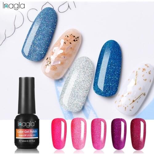 Inagla 10ml Neon Gel Nail Polish 22 Hot Sale Colors High Quality Nail Art Soak Off UV LED Vernis Semi Permanent