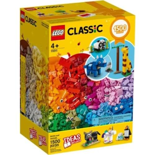 Lego 11011 Bricks and Animals 1500pcs kids birthday christmas gift toys summer enjoy playset learn youngsters imaginative