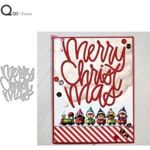 English Words Metal Cutting Dies Scrapbooking Handmade Tools DIY Card Make Mould Model Craft Decoration New 2021 Wholesale