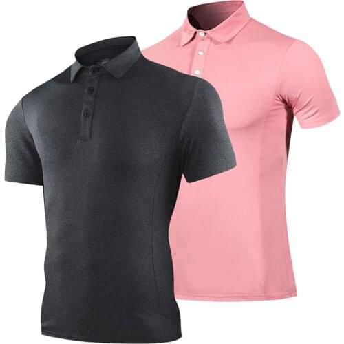 Fashion T Shirt Men Running Quick Dry Breathable Running T-shirt Slim Fit Tops Golf Fitness Sport Gym Tennis mans T-shirt