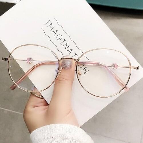 Trends Office Anti Blue Light Oversized Glasses Computer Women Blue Blocking Gaming Eyeglasses Moon Blue Light