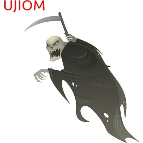 UJIOM Grim Reaper with Scythe Wall Stickers Home Decoration Living Room Decor Waterproof Decals Computer Decor Poster