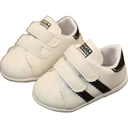 Autumn baby toddler shoes soft bottom baby casual shoes non-slip breathable small white shoes