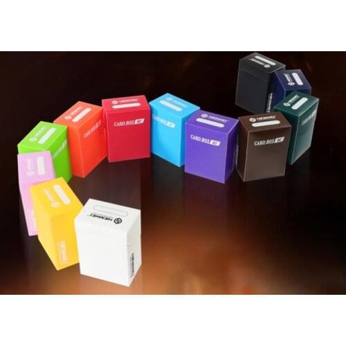 HENWEI Portable 80+ CARDS Deck Box Storage Box Classic Color Board Games TCG Cards Deck Case for PTCG/MTG/PKM/YGO Trading Cards
