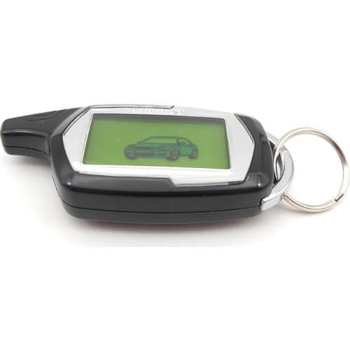 Russia version ZX1090 lcd remote for ZX1090 Lcd remote two way car alarm system free shipping